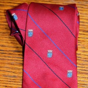 Flying Scotsman Fleur de lis Theme Necktie